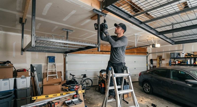 Ceiling Rack Installation in Leesburg, VA